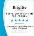 Auszeichnung Brigitte - Beste Unternehmen für Frauen - Logo der Auszeichnung